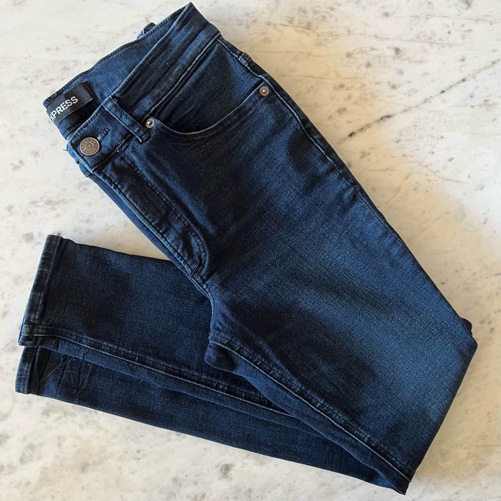 Express High Waist Skinny Jeans